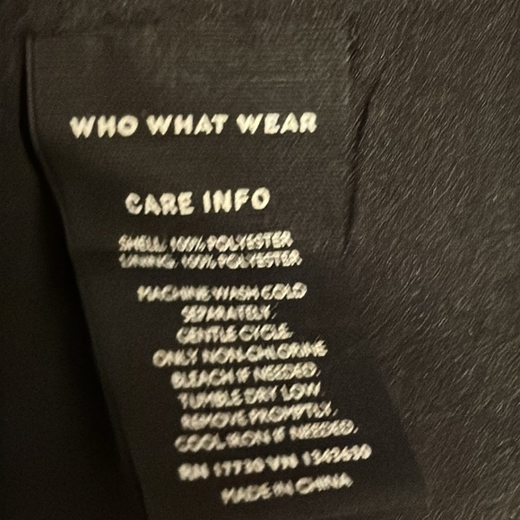 Who What Wear Midnight garden High collar shoulder buttons long sleeve dress S - Picture 10 of 11